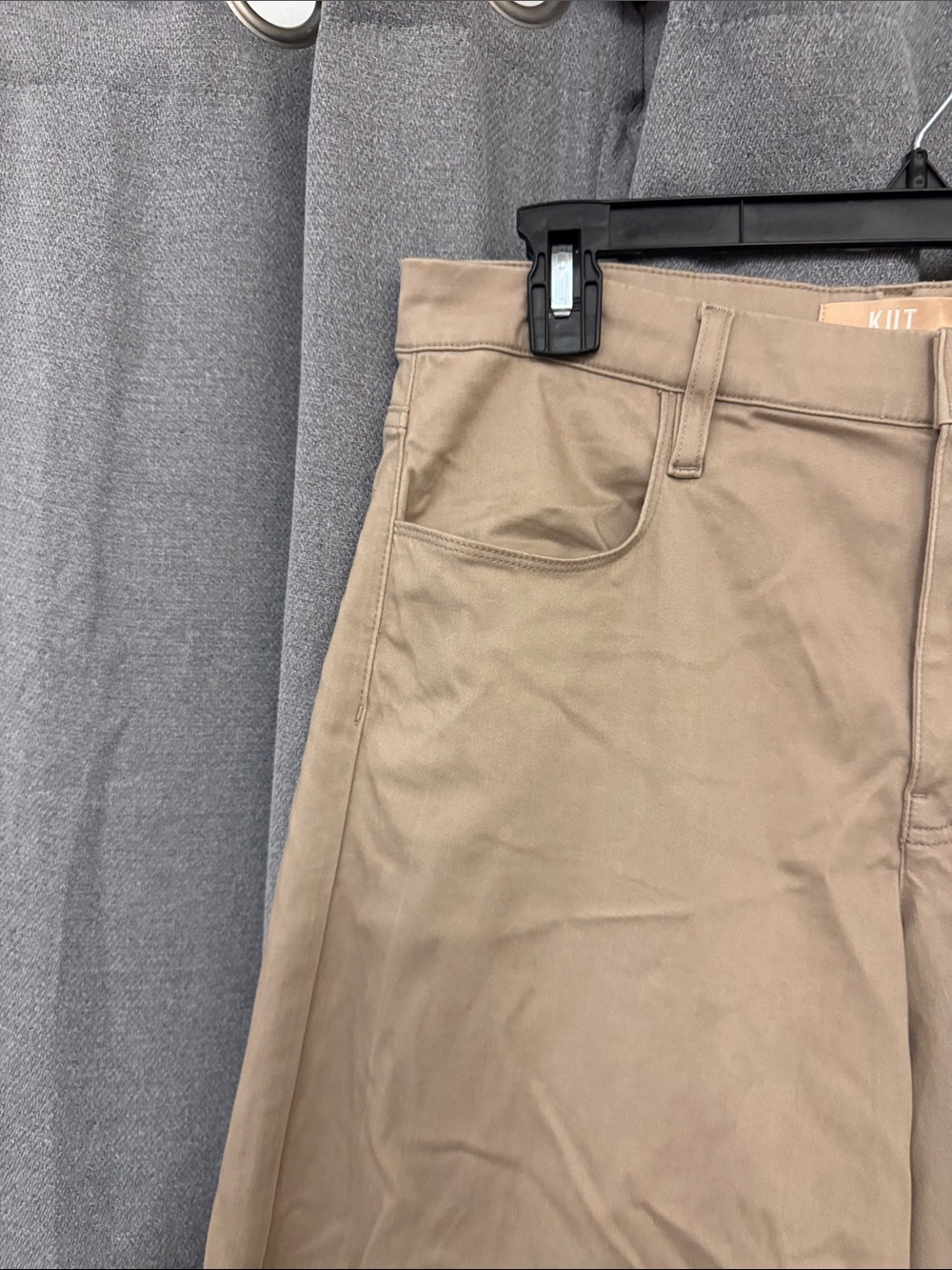 Kut from the Kloth Wide Leg Flare Jeans in Khaki - Picture 3 of 15